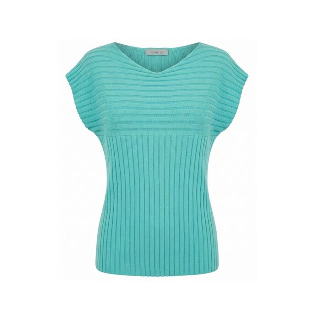 Malo Light Blue Cotton Women Women's Sweater